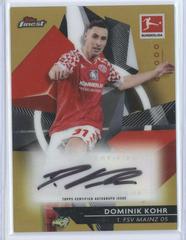 Dominik Kohr [Gold Refractor] Soccer Cards 2020 Topps Finest Bundesliga Autographs Prices