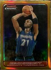 Kevin Garnett [Gold Refractor] Basketball Cards 2006 Bowman Chrome Prices