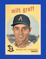 Milt Graff #182 Baseball Cards 1959 Topps Prices