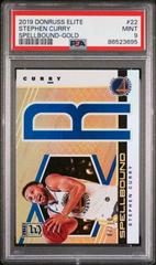 Stephen Curry [Gold] #22 Basketball Cards 2019 Panini Donruss Elite Spellbound Prices