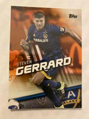 Steven Gerrard [Orange] Soccer Cards 2016 Topps MLS Prices