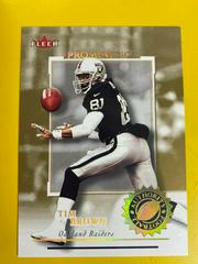 Tim Brown [Prominence 125] Football Cards 2001 Fleer Authority Prices