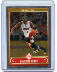 Dwyane Wade Basketball Cards 2006 Topps Chrome Prices