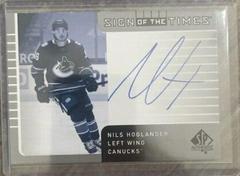 Nils Hoglander #SOTT1-NH Hockey Cards 2021 SP Authentic 2001-02 Retro Sign of the Times Prices