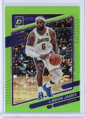 LeBron James [Lime Green] Basketball Cards 2021 Panini Donruss Optic Prices
