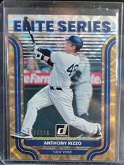 Anthony Rizzo [Silver] #ES-1 Baseball Cards 2022 Panini Donruss Elite Series Prices