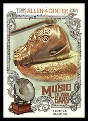 Temple Blocks #MTYE-13 Baseball Cards 2023 Topps Allen & Ginter Music to Your Ears Prices
