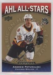Andrew Poturalski [Gold] #AS-5 Hockey Cards 2022 Upper Deck AHL All Stars Prices