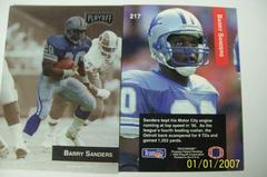 Barry Sanders Football Cards 1993 Playoff Prices