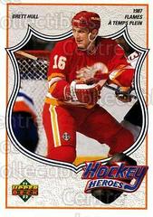 Brett Hull Heroes [1987 French] Hockey Cards 1991 Upper Deck Brett Hull Heroes Prices