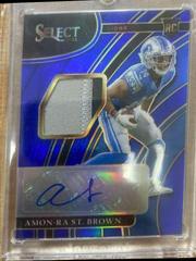 Amon Ra St. Brown Football Cards 2021 Panini Select Rookie Signatures Prices