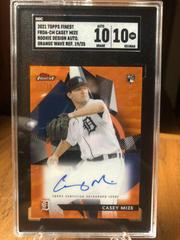 Casey Mize [Orange Refractor] Baseball Cards 2021 Topps Finest Rookie Design Variation Autographs Prices