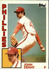 John Denny #17 Baseball Cards 1984 Topps Prices