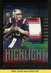 Mac Jones [Blue] #HS-MJ Football Cards 2021 Panini Illusions Highlight Swatches Prices