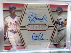 Pete Alonso, Darryl Strawberry Baseball Cards 2022 Topps Definitive Dual Autograph Collection Prices
