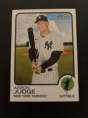 Aaron Judge Baseball Cards 2022 Topps Heritage Oversized 1973 Boxtopper Prices