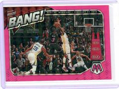 Dwyane Wade [Pink Fluorescent] Basketball Cards 2020 Panini Mosaic Bang Prices