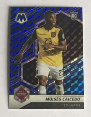 Moises Caicedo [Blue Mosaic] Soccer Cards 2021 Panini Mosaic Road to FIFA World Cup Prices