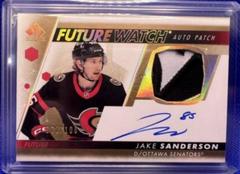 Jake Sanderson #FWAP-JS Hockey Cards 2022 SP Authentic Future Watch Autograph Patch Prices