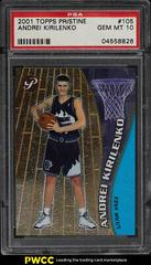 Andrei Kirilenko #105 Basketball Cards 2001 Topps Pristine Prices
