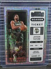 Jayson Tatum [Premium Edition] #10 Basketball Cards 2022 Panini Contenders Prices