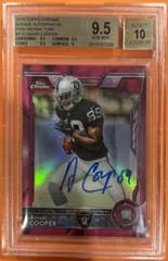 Amari Cooper [Running Autograph Pink Refractor] #115 Football Cards 2015 Topps Chrome Prices