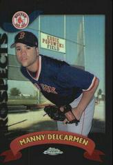 Manny Delcarmen [Refractor] Baseball Cards 2002 Topps Chrome Traded Prices