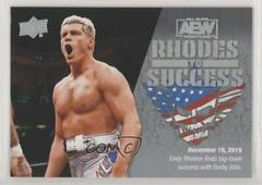 Cody Rhodes [Silver] #RS-4 Wrestling Cards 2021 Upper Deck AEW Rhodes to Success Prices