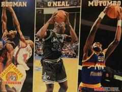 Rebounding Leaders: O'Neal, Rodman, Mutombo Basketball Cards 1993 Hoops Prices