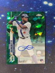 Travis Demeritte [Green Refractor] #CSA-TD Baseball Cards 2020 Topps Chrome Sapphire Rookie Autograph Prices
