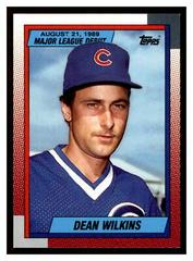 Dean Wilkins #143 Baseball Cards 1990 Topps Major League Debut Prices