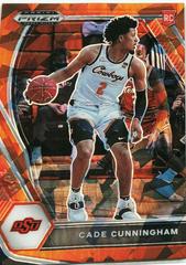Cade Cunningham [Orange Ice Prizm] Basketball Cards 2021 Panini Prizm Draft Picks Prices