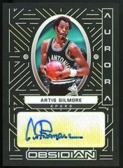 Artis Gilmore [Yellow] #AUR-ART Basketball Cards 2021 Panini Obsidian Aurora Autographs Prices