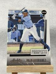 Julio Rodriguez Baseball Cards 2021 Panini Absolute Prospects Prices