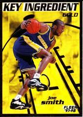 Joe Smith [Gold] Basketball Cards 1997 Fleer Key Ingredients Prices