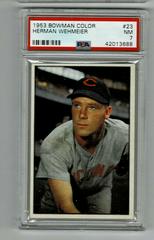 Herman Wehmeier #23 Baseball Cards 1953 Bowman Color Prices