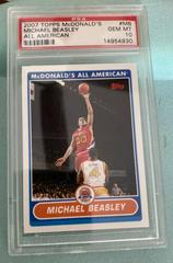 Michael Beasley #MB Basketball Cards 2007 Topps McDonald's All American Prices