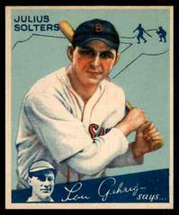 Julius Solters #77 Baseball Cards 1934 World Wide Gum Prices