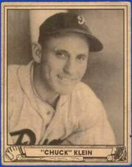 Chuck Klein Baseball Cards 1940 Play Ball Prices