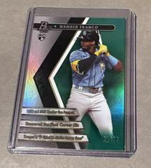 Wander Franco [Green] Baseball Cards 2022 Bowman Platinum Portfolios Prices