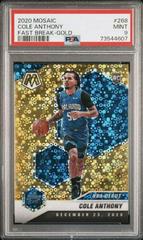 Cole Anthony [Fast Break Gold] #268 Basketball Cards 2020 Panini Mosaic Prices