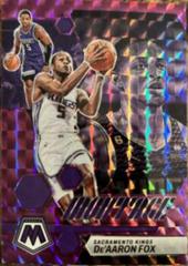 De'Aaron Fox [Purple] #16 Basketball Cards 2022 Panini Mosaic Montage Prices