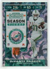 DeVante Parker [Cracked Ice Ticket] #8 Football Cards 2019 Panini Contenders Prices