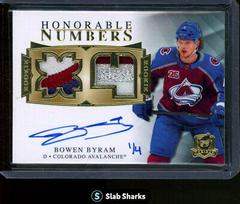 Bowen Byram Hockey Cards 2020 Upper Deck The Cup Honorable Numbers Autograph Patch Prices