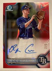 Ryan Cermak [Red] #BD-81 Baseball Cards 2022 Bowman Draft 1st Edition Prices