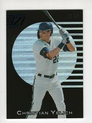 Christian Yelich [Blue] #2 Baseball Cards 2021 Panini Chronicles Zenith Prices