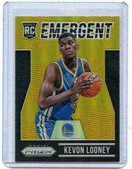Kevon Looney [Gold Prizm] Basketball Cards 2015 Panini Prizm Emergent Prices