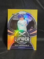 Whit Merrifield [Gold Prizm] #LI-4 Baseball Cards 2022 Panini Prizm Lumber Inc Prices