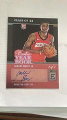 Jabari Smith Jr. #RYB-JSJ Basketball Cards 2022 Panini Donruss Elite Rookie Yearbook Autographs Prices