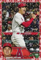 Shohei Ohtani [Red] #H17 Baseball Cards 2023 Topps Holiday Prices